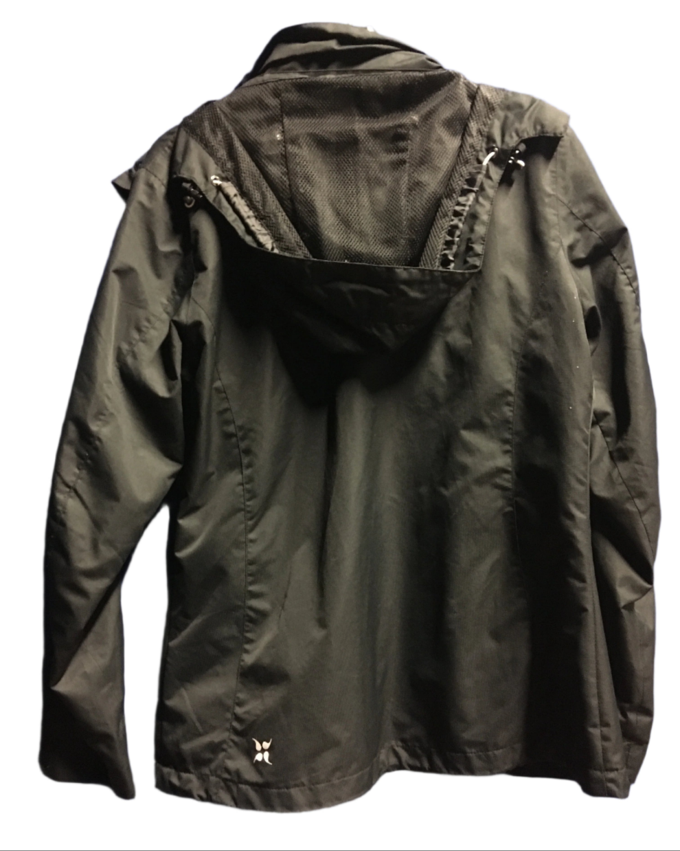 Coat (Lightweight) McKinley, black, water resistant, size UK 10 adult