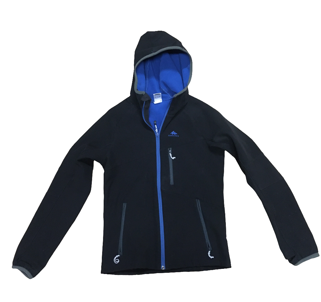 Coat (Winter) Quechua Decathlon black age 10-11 yrs