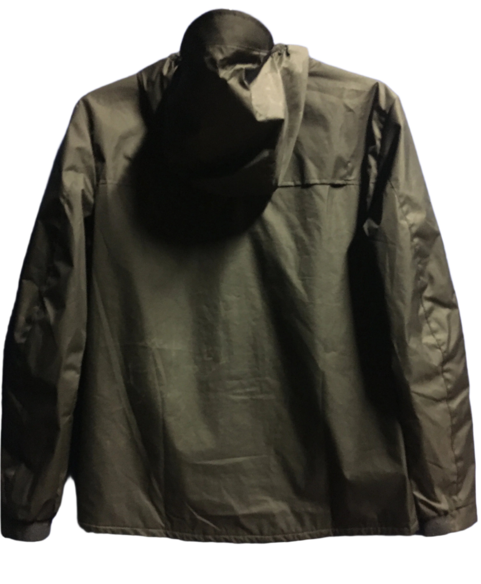 Coat (Lightweight) Kipsta Decathlon, black, water resistant, age 12-13