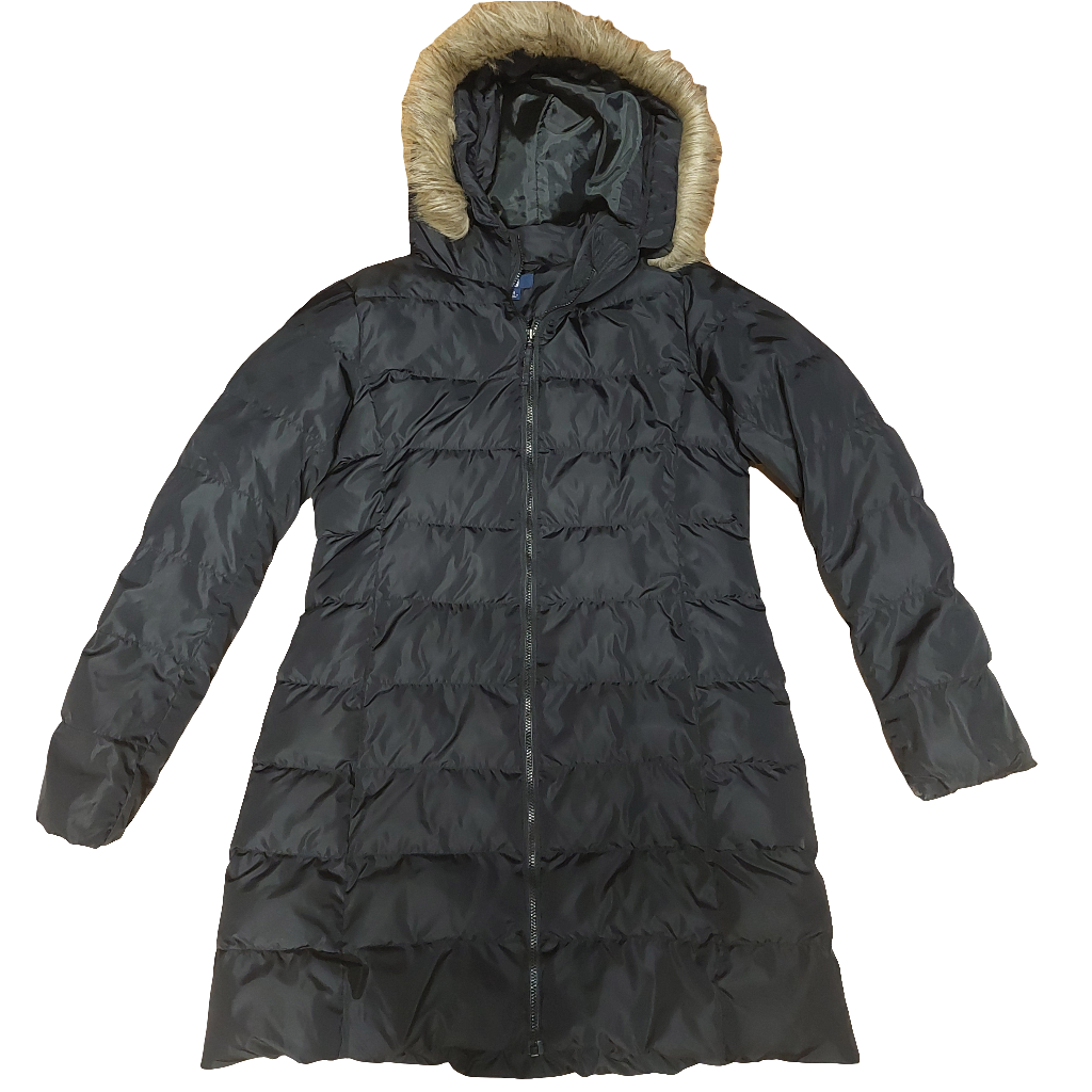 Coat (Winter) Uniqlo Girls Black Age 11