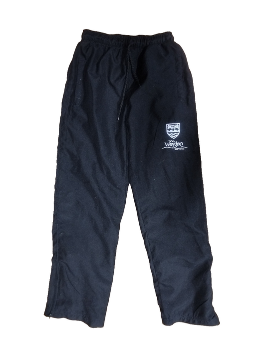 PE track pants Weydon branded (baggy, lined, zip bottom)